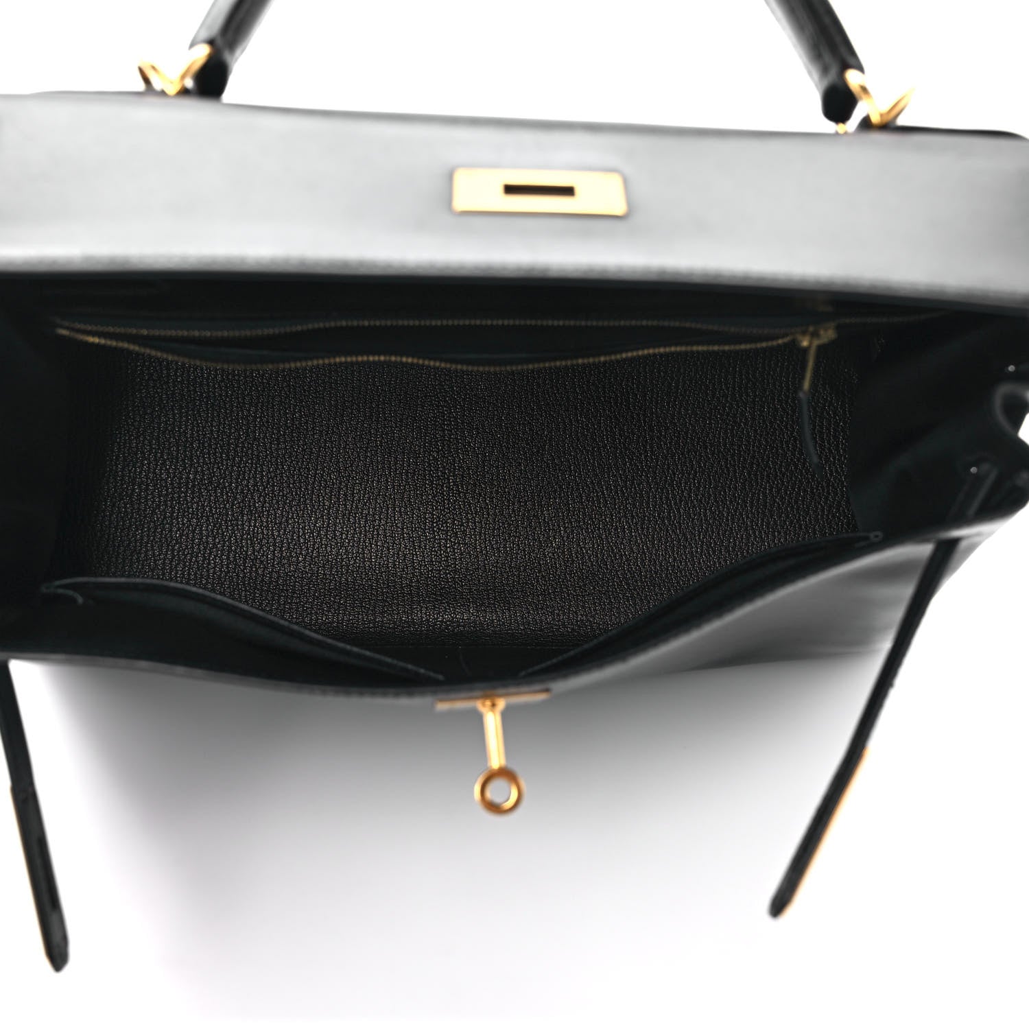 Hermes Box Kelly Retourne 32 Black 4 of 9