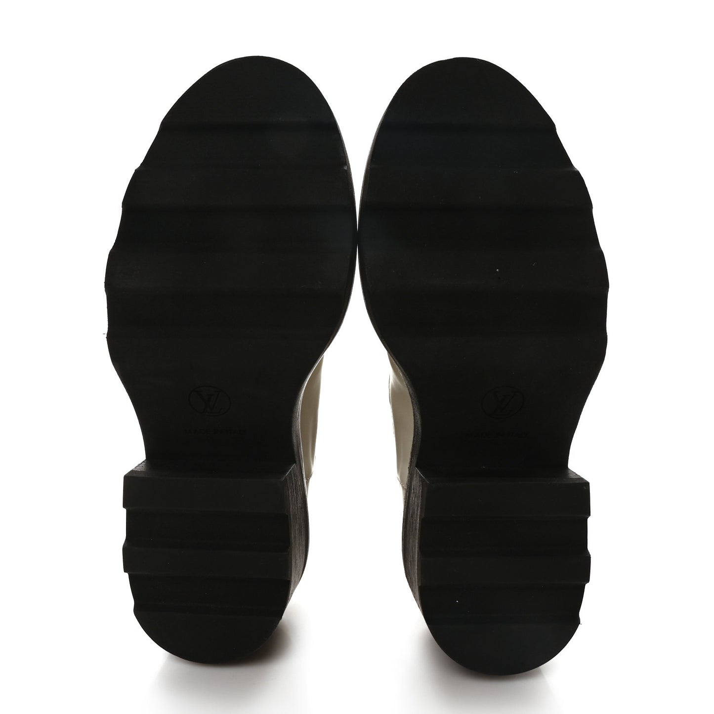 Calfskin Beaubourg Ankle Boots 38 White Black