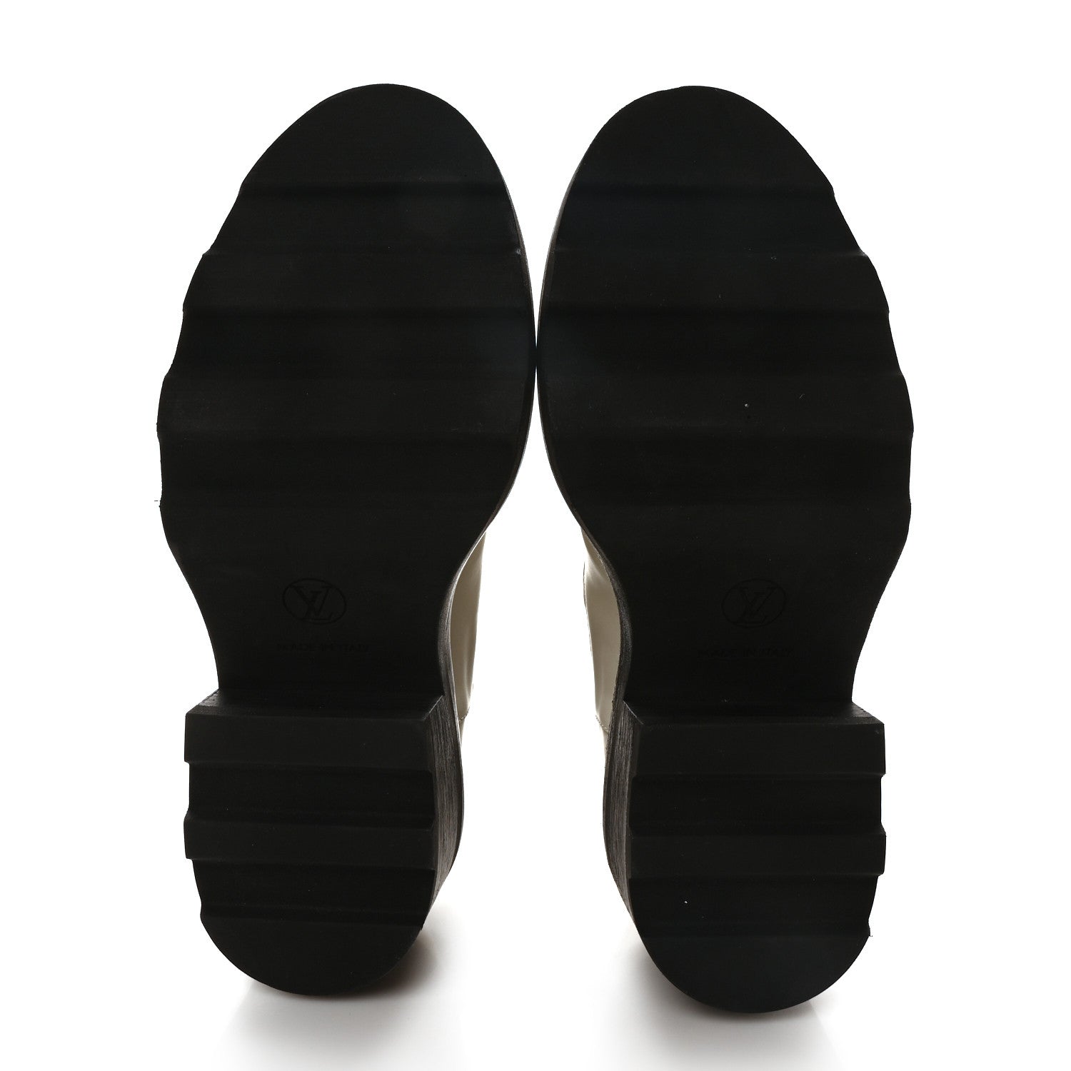 Louis Vuitton Calfskin Beaubourg Ankle Boots 38 White Black 6 of 8