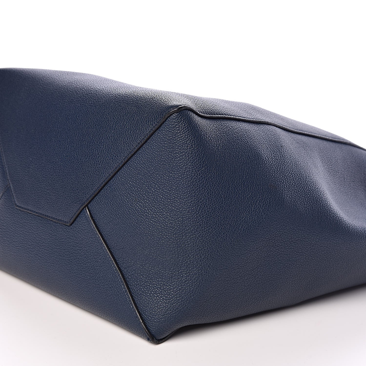Celine Soft Grained Calfskin Medium Belt Cabas Phantom Abyss Blue 9 of 14