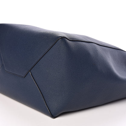 Celine Soft Grained Calfskin Medium Belt Cabas Phantom Abyss Blue 9 of 14