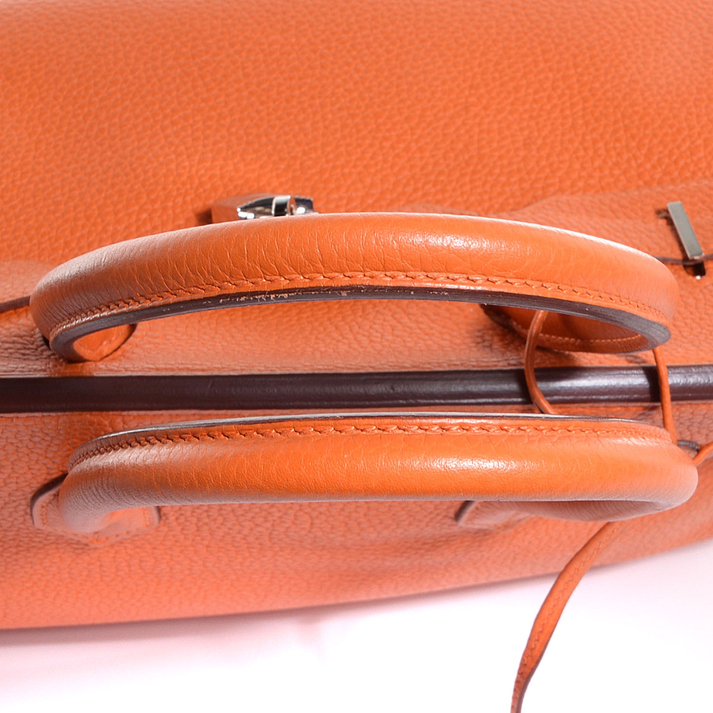 Taurillon Clemence Birkin 35 Orange