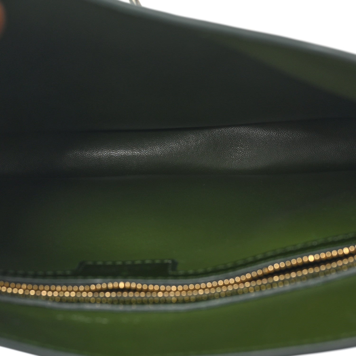 Gucci Glossed Calfskin Small Jackie Shoulder Bag Forest Green 5 of 10