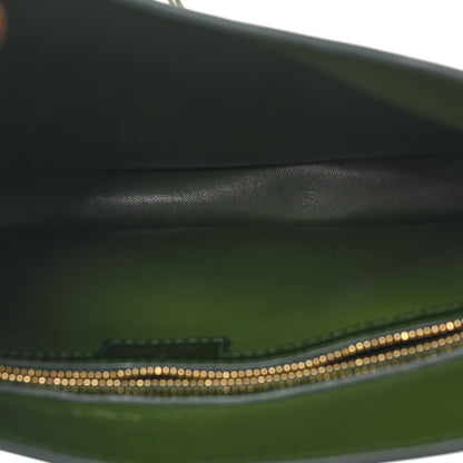 Gucci Glossed Calfskin Small Jackie Shoulder Bag Forest Green 5 of 10
