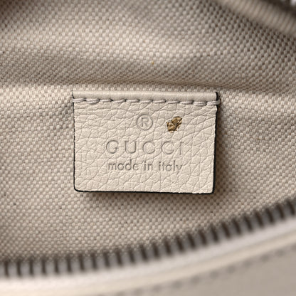 Gucci Grained Calfskin Small Logo Belt Bag White 6 of 9