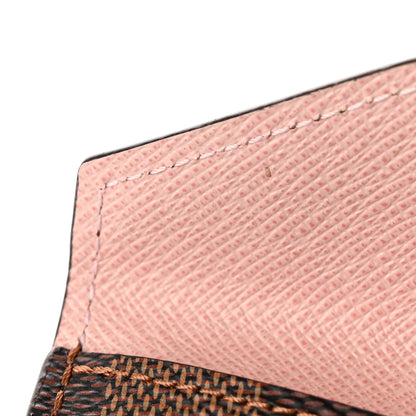 Louis Vuitton Damier Ebene Recto Verso Card Holder Rose Ballerine 8 of 11