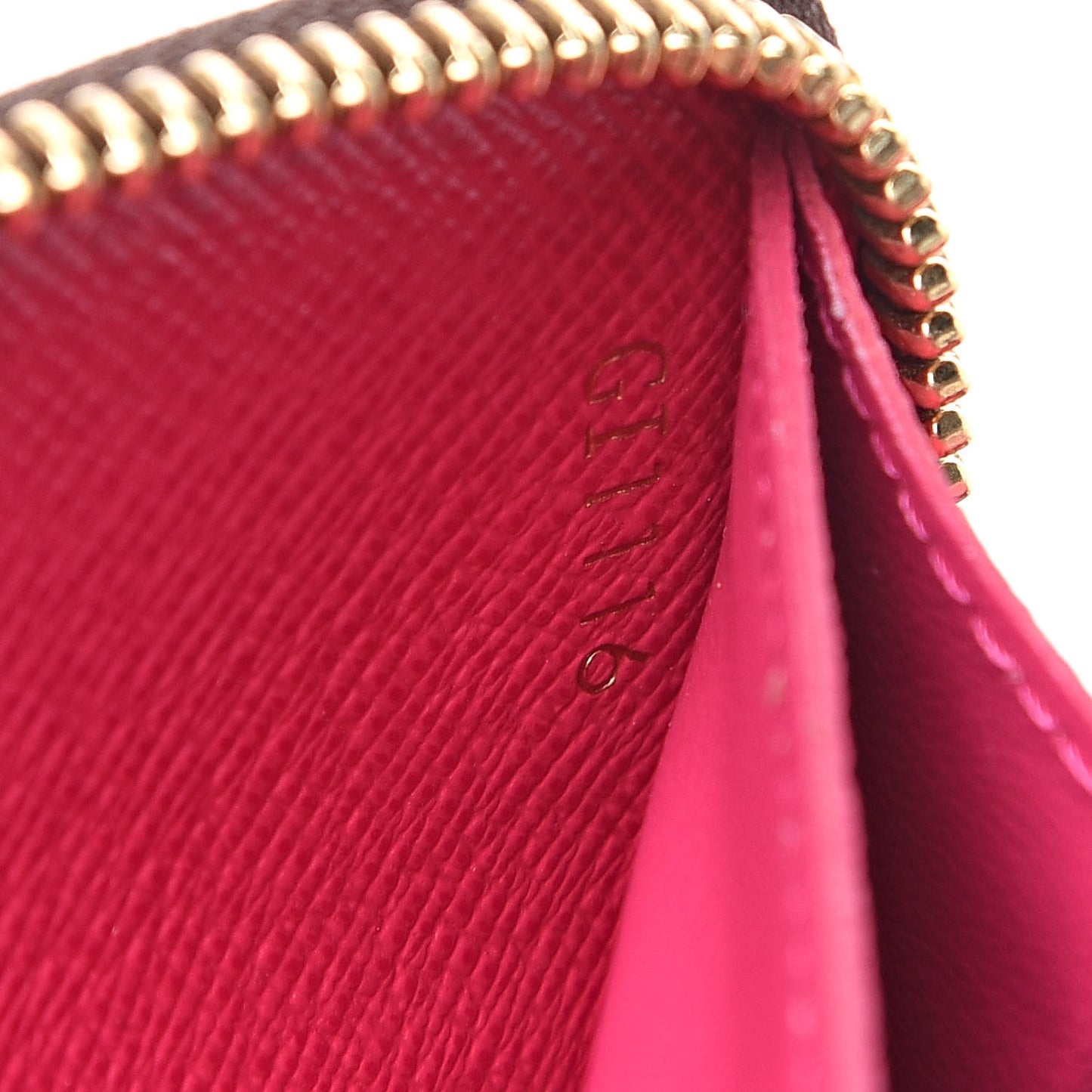 Monogram Clemence Wallet Hot Pink