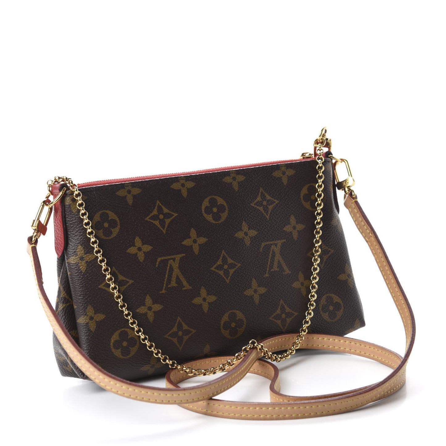 Monogram Pallas Clutch Cherry