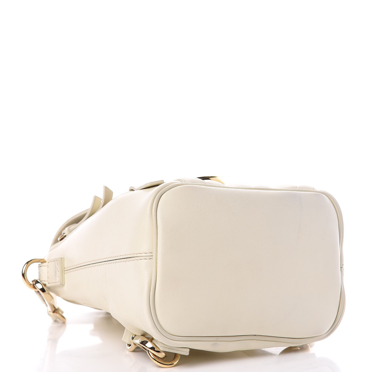 Chloe Calfskin Quilted Mini Faye Backpack Natural White 4 of 14