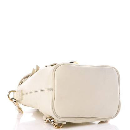 Chloe Calfskin Quilted Mini Faye Backpack Natural White 4 of 14