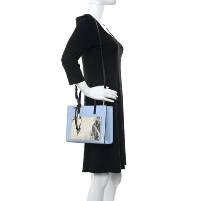 Marc Jacobs Calfskin Mini Grind Tote Bag Blue 3 of 8