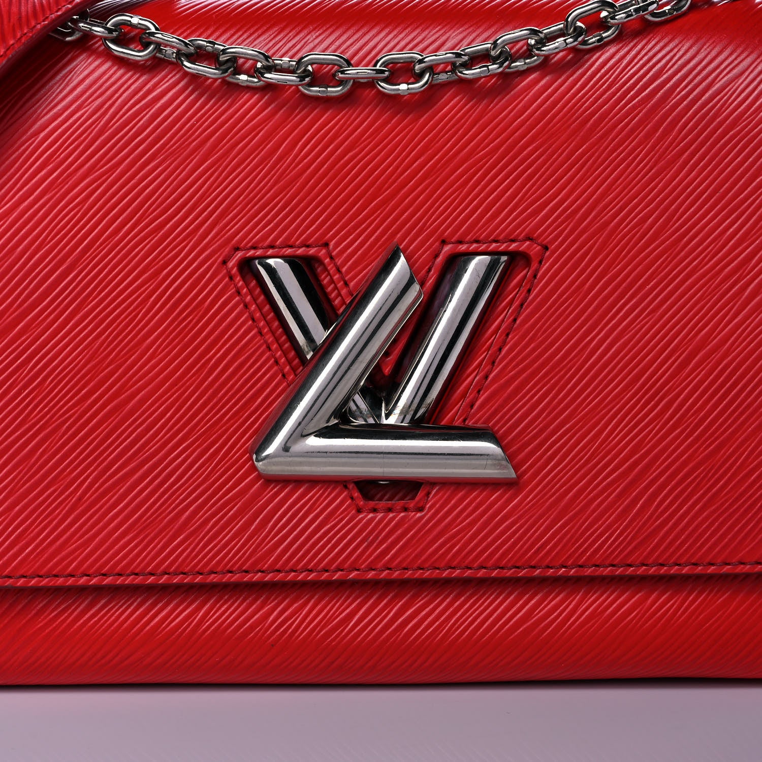 Louis Vuitton Epi Twist Shoulder Bag MM Coquelicot 8 of 10
