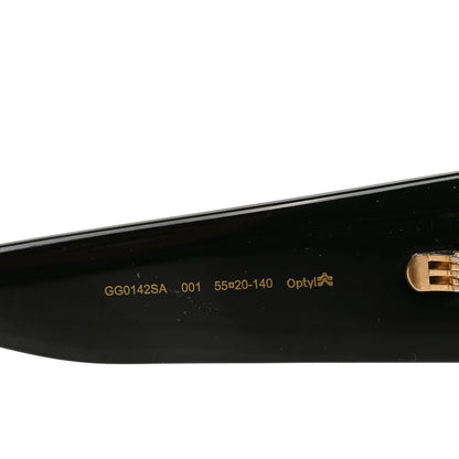 Gucci Acetate Square Frame Sunglasses GG0142SA Black 7 of 8