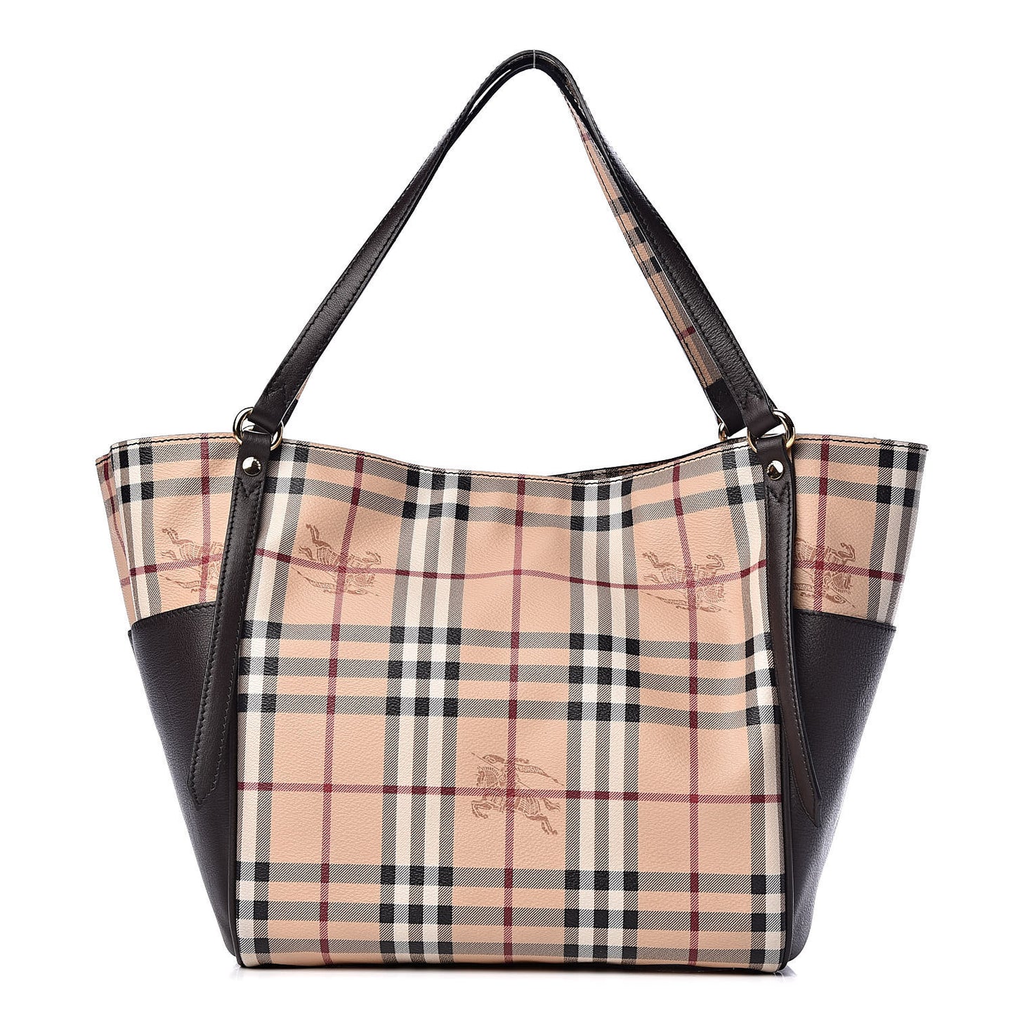 Haymarket Check Small Canterbury Tote Chocolate