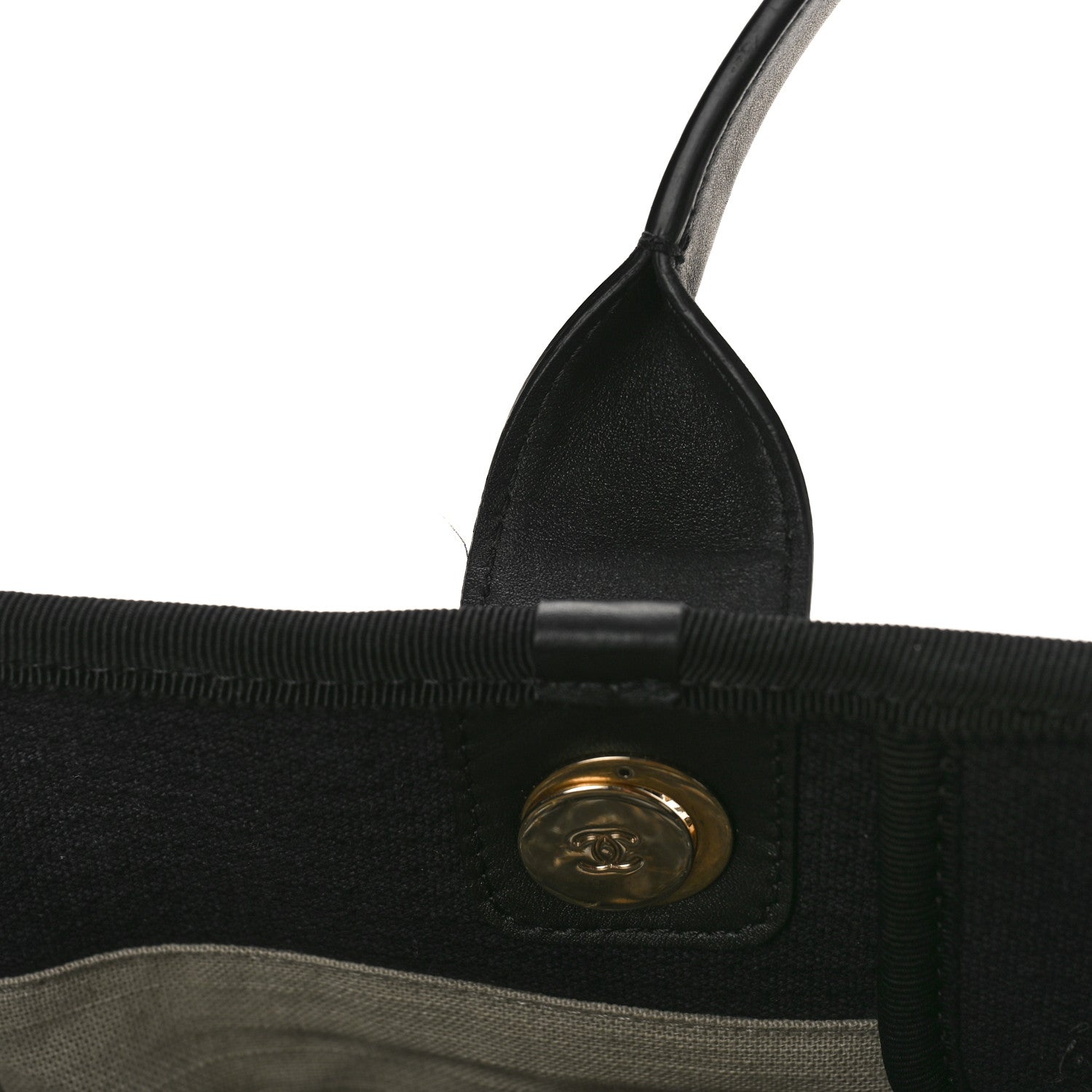 Chanel Mixed Fibers Large Deauville Tote Black 10 of 11