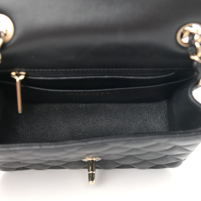 Chanel Lambskin Quilted Mini Square Flap Black 5 of 9