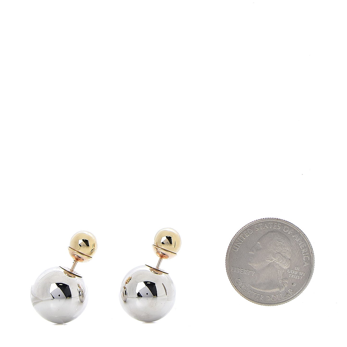 Mise En Dior Tribal Earrings Gold Silver