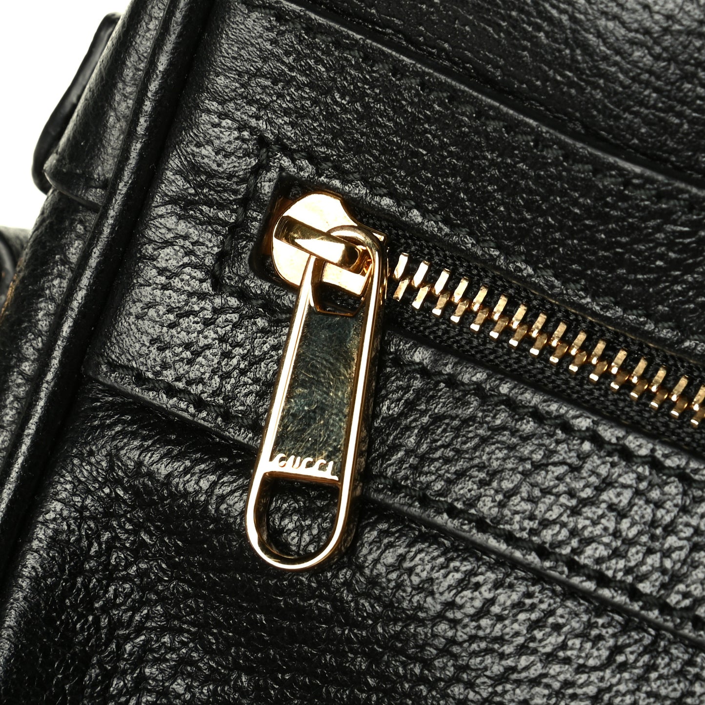 Calfskin Web Mini Ophidia Shoulder Bag Black
