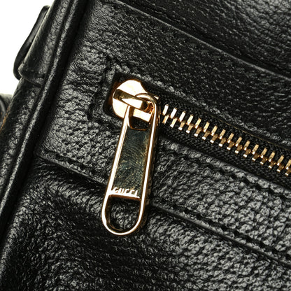 Gucci Calfskin Web Mini Ophidia Shoulder Bag Black 6 of 8