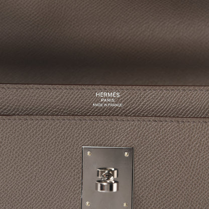 Hermes Epsom Kelly Depeches 36 Gris Etain 8 of 11