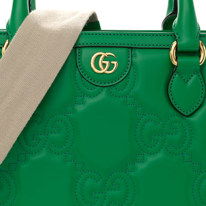 Gucci Calfskin GG Matelasse Tote Bag Bright Green 9 of 15