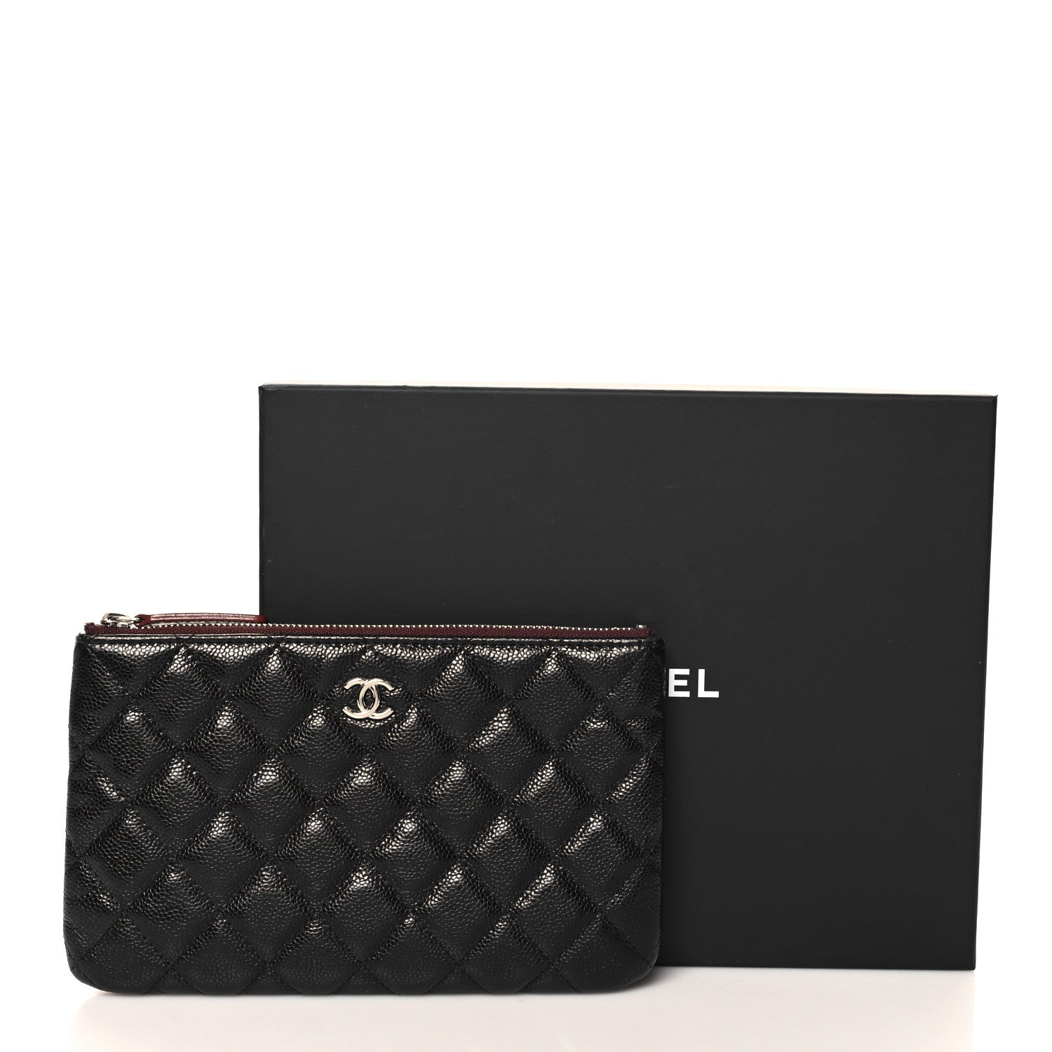 Chanel Caviar Quilted Cosmetic Case Black 8 of 8