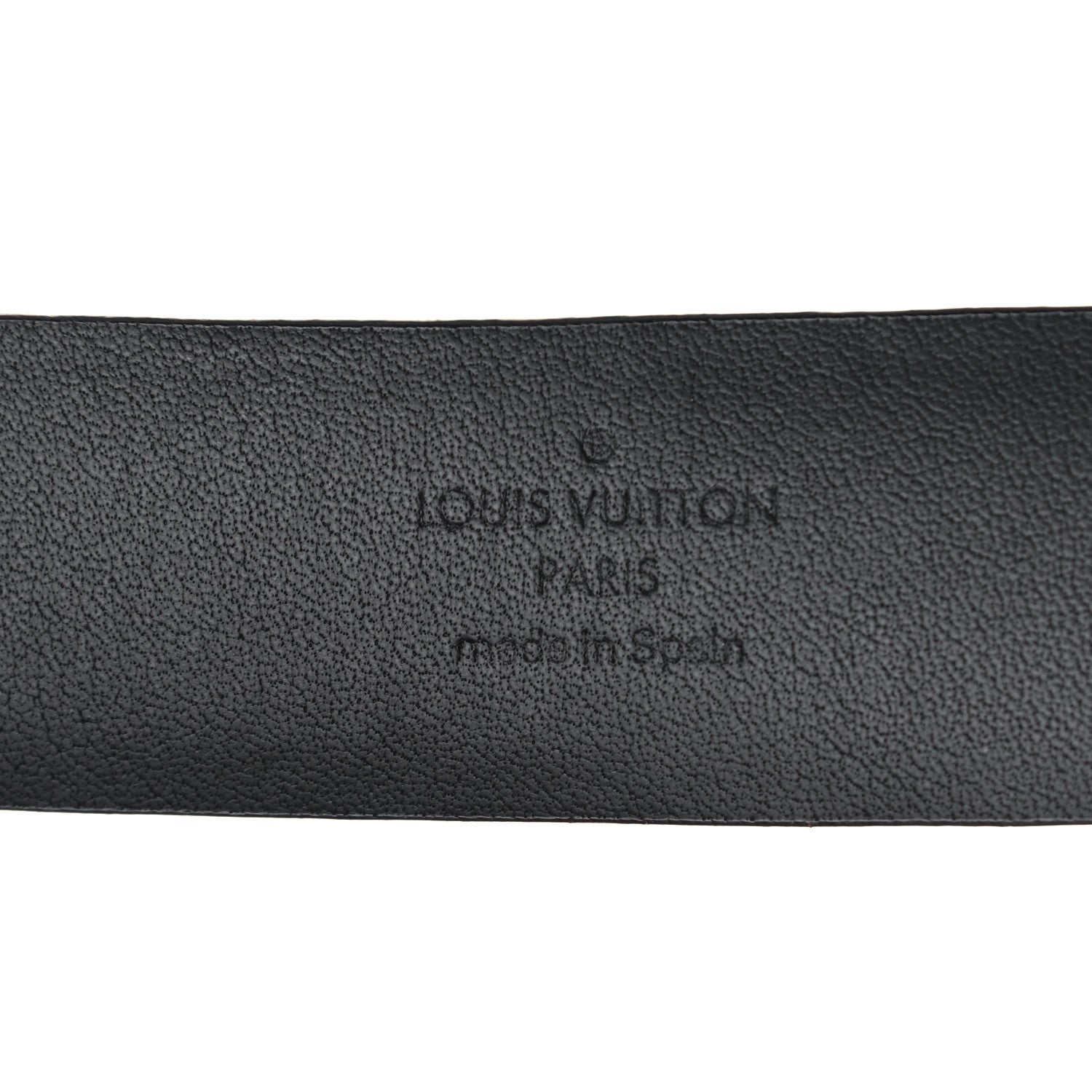 Louis Vuitton Calfskin 30mm Neogram LV Belt 95 38 Black 3 of 8