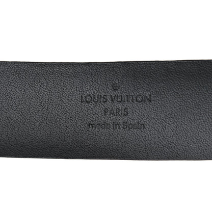 Louis Vuitton Calfskin 30mm Neogram LV Belt 95 38 Black 3 of 8
