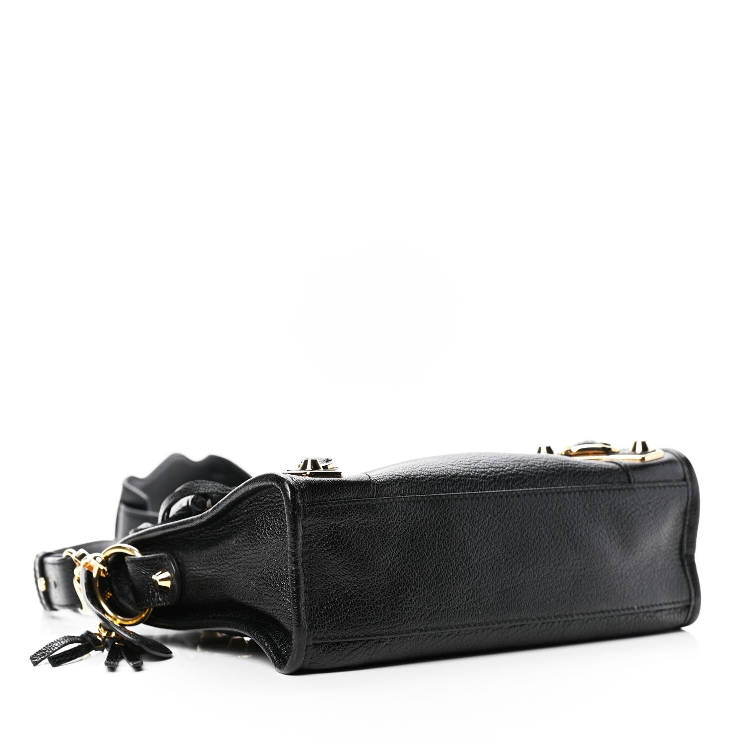 Balenciaga Chevre Gold Metallic Edge Hardware Mini City Black 3 of 4