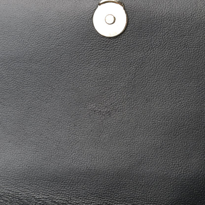 Versace Lambskin Quilted Medusa Wallet On Chain Crossbody Black 11 of 11