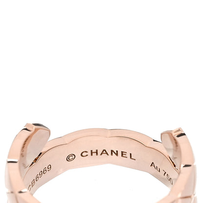 Chanel 18K Beige Gold Diamond Coco Crush Toi Et Moi Ring 53 6.5 5 of 6