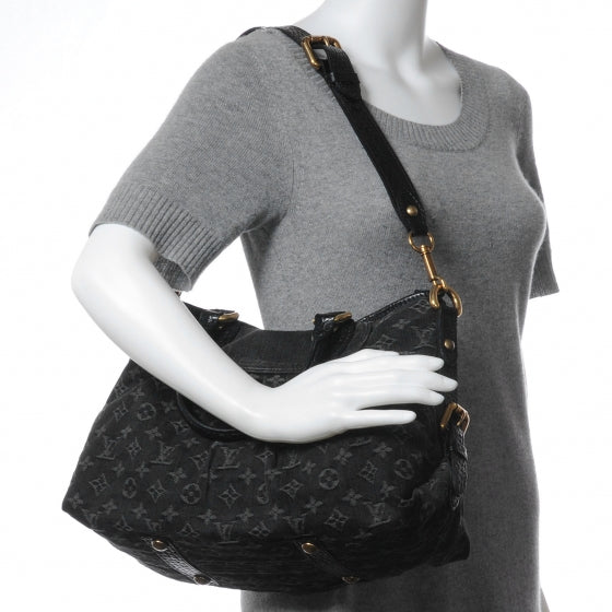 Louis Vuitton Denim Neo Cabby MM Black 2 of 7
