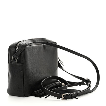 Saint Laurent Lambskin Monogram Small Lou Camera Bag Black 3 of 15