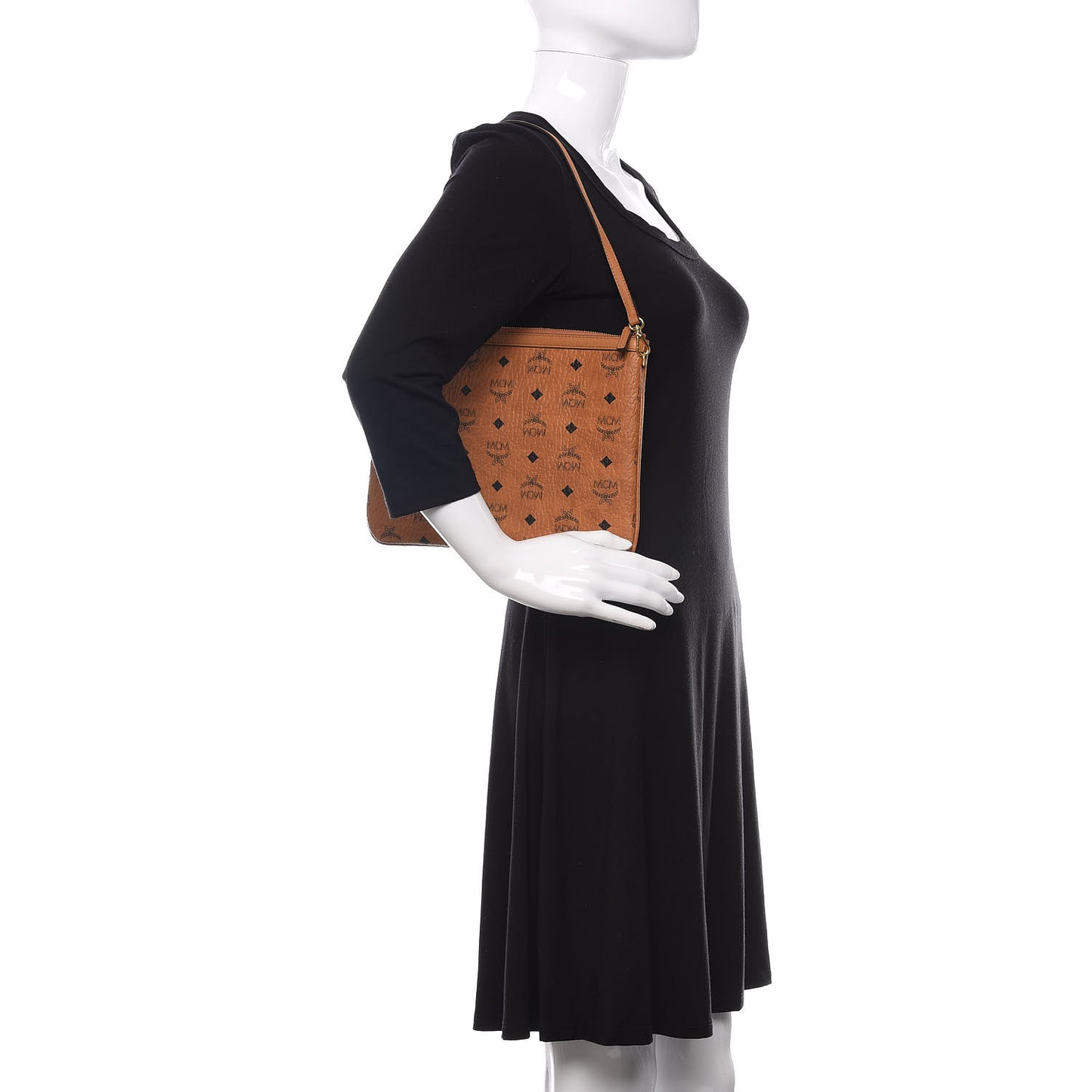 Visetos Liz Shopper Tote Pouch Cognac