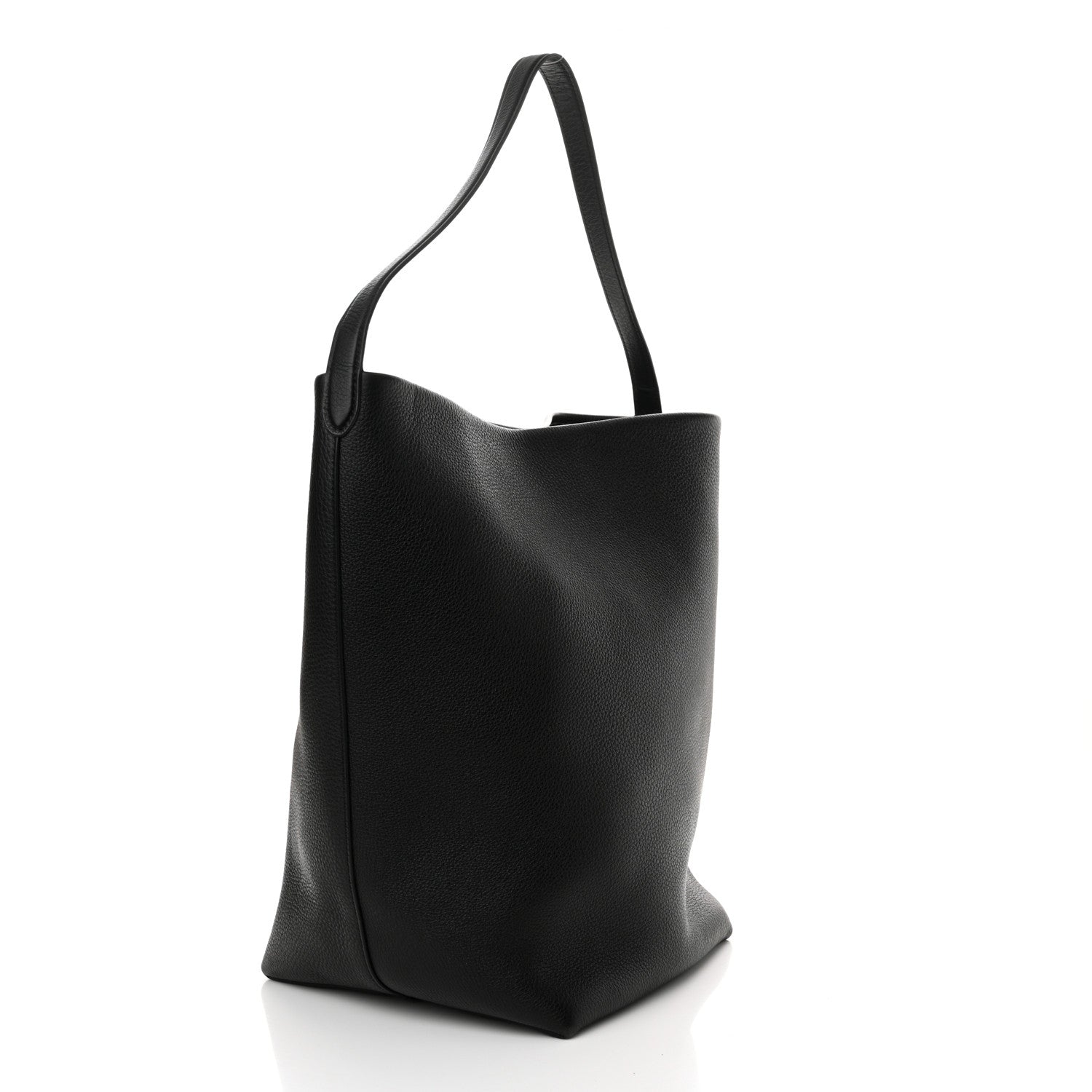 The Row Grained Calfskin Large N/S Park Tote Black 3 of 11