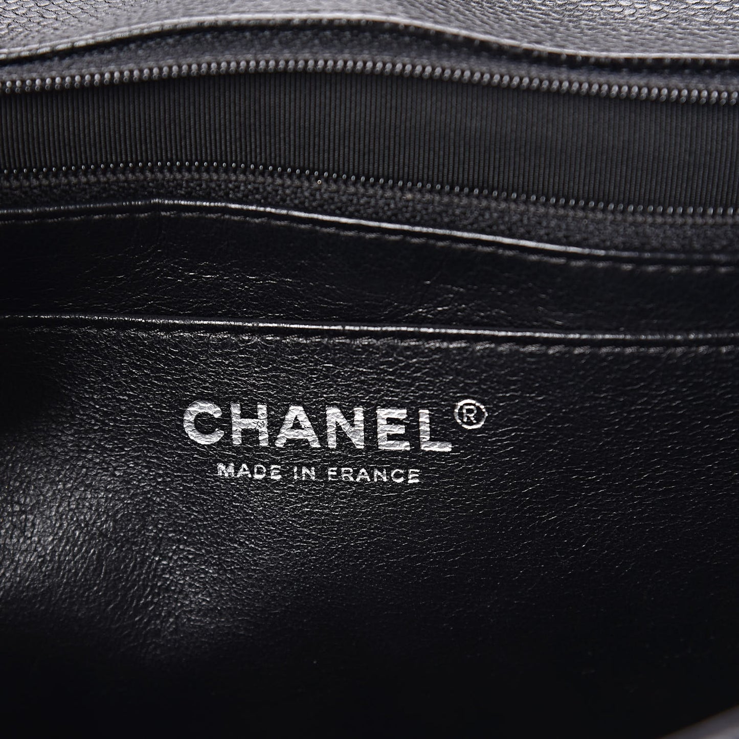 Caviar Quilted Jumbo Single Flap Black