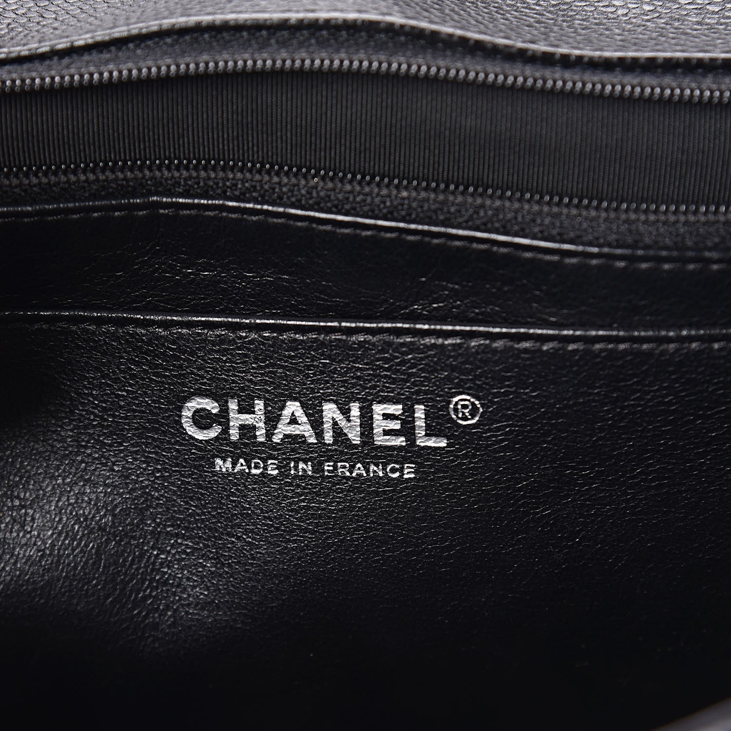 Chanel Caviar Quilted Jumbo Single Flap Black 6 of 10