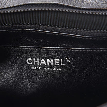 Chanel Caviar Quilted Jumbo Single Flap Black 6 of 10