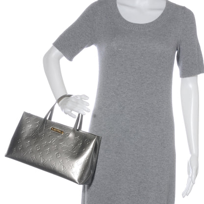 Louis Vuitton Vernis Wilshire PM Gris Art Deco 2 of 7