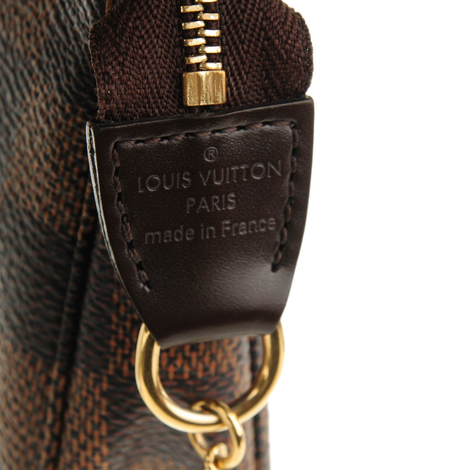 Louis Vuitton Damier Ebene Mini Pochette Accessories 6 of 7