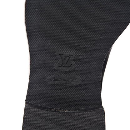 Louis Vuitton Glazed Calfskin Boots 38.5 Black 6 of 7