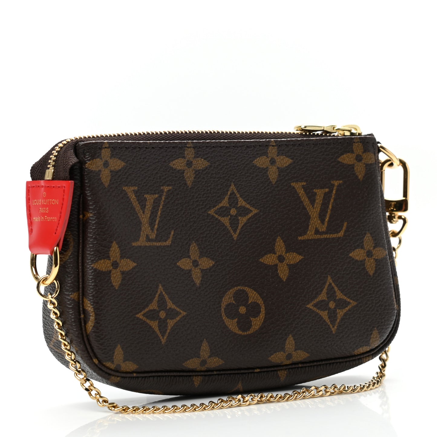 Monogram 2020 Christmas Animation Bumper Cars Mini Pochette Accessories Coquelicot