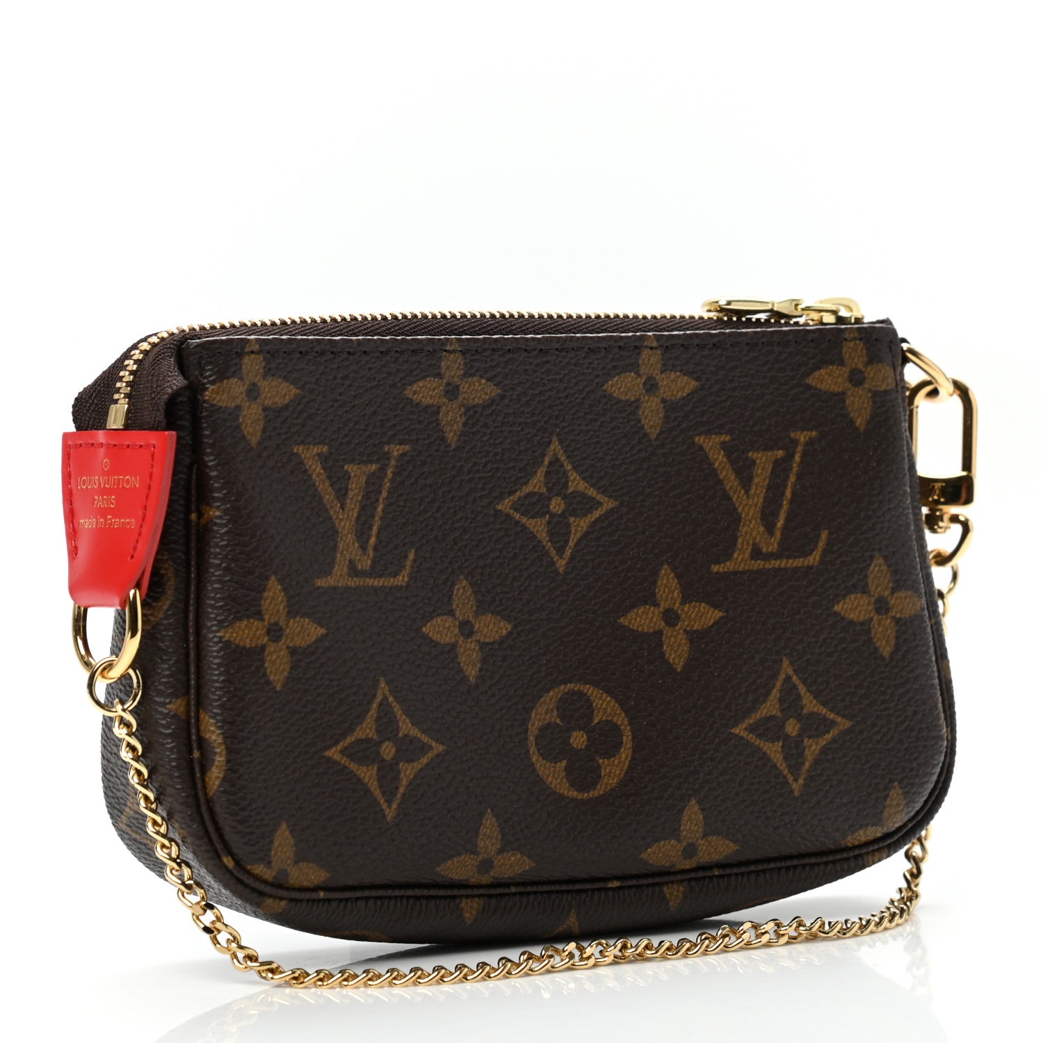 Louis Vuitton Monogram 2020 Christmas Animation Bumper Cars Mini Pochette Accessories Coquelicot 3 of 7