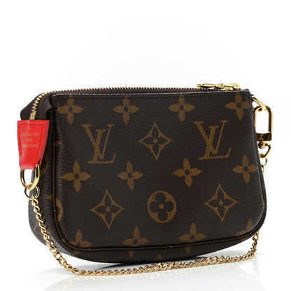 Louis Vuitton Monogram 2020 Christmas Animation Bumper Cars Mini Pochette Accessories Coquelicot 3 of 7