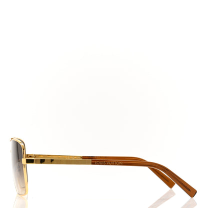 Louis Vuitton Attitude Sunglasses Z0259U Gold 2 of 7