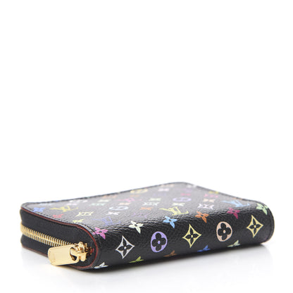 Louis Vuitton Monogram Multicolor Zippy Coin Purse Black Grenade 4 of 6