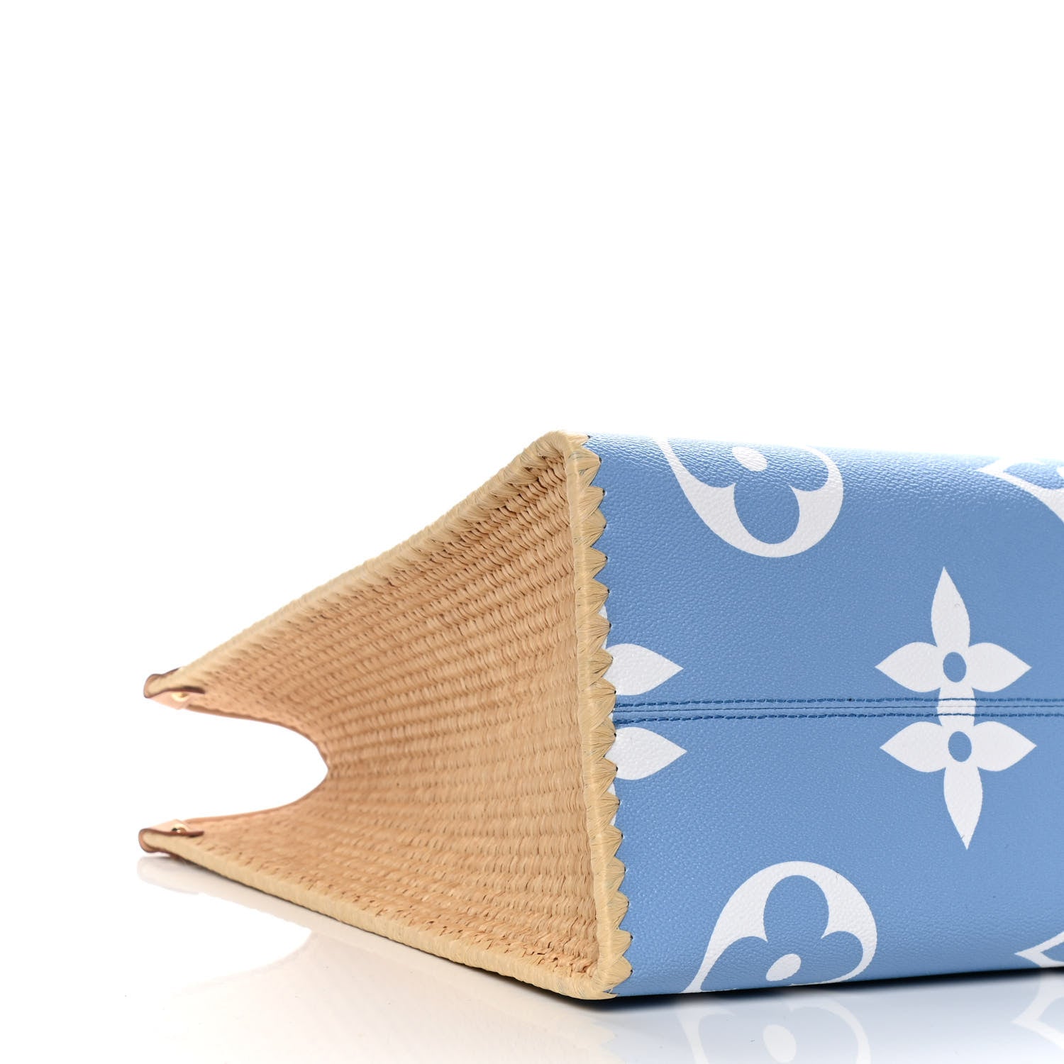 Louis Vuitton Monogram Giant Raffia Hamptons By The Pool Onthego GM Blue 10 of 18