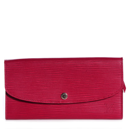 Louis Vuitton Epi Emilie Wallet Fuchsia 1 of 8