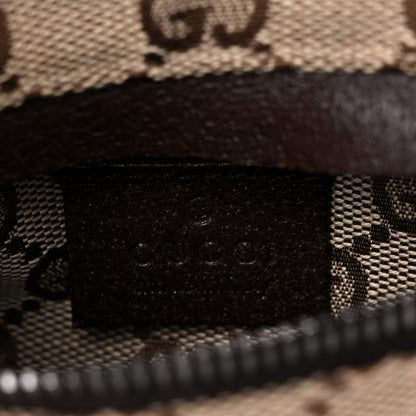 Gucci GG Monogram Double Pocket Belt Bag Dark Brown 8 of 16