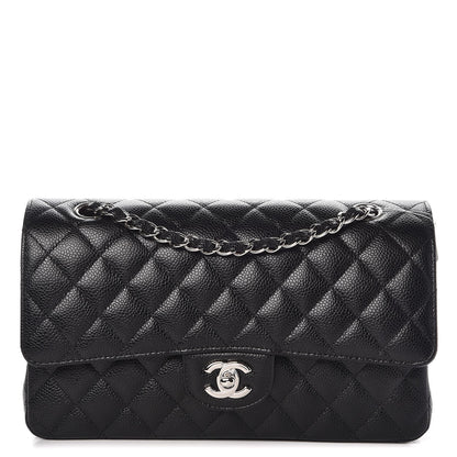 Chanel Caviar Quilted Medium Double Flap Black 1 of 9